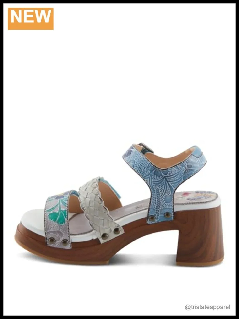 Spring Step L'Artiste Retropel Leather Platform Sandal